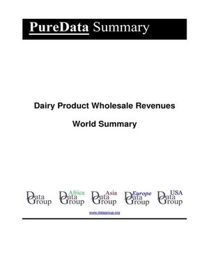 cover image of Dairy Product Wholesale Revenues World Summary